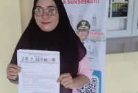 Nezza Safitri Nasution Warga Jalan Seto Kelurahan Tegal Sari II, Kecamatan Medan Area, Kota Medan (Dok-Foto)