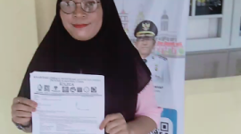 Nezza Safitri Nasution Warga Jalan Seto Kelurahan Tegal Sari II, Kecamatan Medan Area, Kota Medan (Dok-Foto)