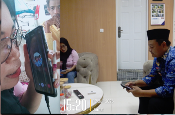 Nezza Safitri Nasution Warga Miskin Kota Medan di putus PHK dan KIP serta anaknya stunting (Dok-Foto)