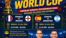 Nobar Piala Dunia di Stadion Kebun Bunga (Dok-Foto)