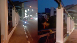 Jembatan Di Jalan Letjen. Suprapto Medan, Besinya Hilang (Dok-Foto)