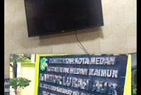 Miris, TV Di Kantor Lurah Aur Kecamatan Medan Maimun Hilang, Ternyata Pelakunya Di Duga Lurah Non Aktif (Dok-Foto)