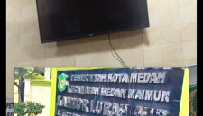 Miris, TV Di Kantor Lurah Aur Kecamatan Medan Maimun Hilang, Ternyata Pelakunya Di Duga Lurah Non Aktif (Dok-Foto)