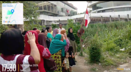 Rico Waas Abaikan Rekomendasi DPRD Medan Bongkar Tembok City View, Warga: Bendera Setengah Di Bulan Kemerdekaan RI ke - 81 (Dok-Foto)