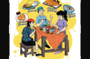Illustrasi jamuan makan di restoran (Dok-Foto)