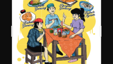 Illustrasi jamuan makan di restoran (Dok-Foto)