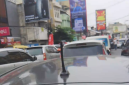 Kemacetan dan parkir berlapis terjadi di jalan s.parman sekolah Santo Thomas kota Medan (Dok -Foto)