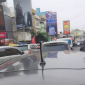 Kemacetan dan parkir berlapis terjadi di jalan s.parman sekolah Santo Thomas kota Medan (Dok -Foto)
