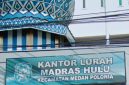 Kantor Kelurahan Madras Hulu, Kecamatan Medan Polonia, Kota Medan (Dok-Foto)