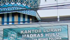 Kantor Kelurahan Madras Hulu, Kecamatan Medan Polonia, Kota Medan (Dok-Foto)
