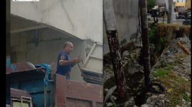 Bangunan Di Simpang Juanda Kota Medan Di duga Kebal Hukum, Abai K3 dan Tak Peduli Lingkungan, Drainase Isinya Material Bangunan (Dok-Foto)