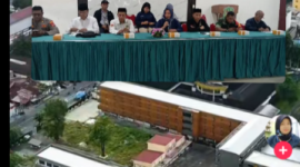Pertemuan Yayasan dengan Sekcam Medan Kota terkait bangunan tanpa PBG dan Masjid AL Iqra' ITM di robohkan (Dok-Foto)