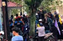 Di Duga Langgar HAM Dan Langgar SOP Dalam Pengamanan Unras, Tindakan Represif Satpam Disdikbud Sumut Hingga Buat Pendemo Perempuan Tak Sadarkan Diri (Dok-Foto)