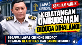 Pidanakan Kalapas Cibinong Yang Halangi Ombudsman Bongkar Pungli Dan Fasilitas Mewah, Ombudsman RI Sebut Dua Kali Di Halangi (Dok-Foto)