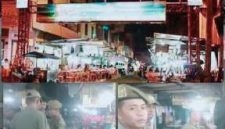 Satpol PP Kota Medan saat di Kawasan Kuliner Pagaruyung Kota Medan (Dok-Foto)