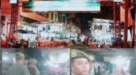 Satpol PP Kota Medan saat di Kawasan Kuliner Pagaruyung Kota Medan (Dok-Foto)