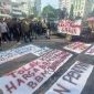 Mahasiswa saat Demo di DPRD Medan (Dok-Foto)