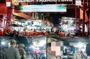 Satpol PP Kota Medan saat di Kawasan Kuliner Pagaruyung Kota Medan (Dok-Foto)
