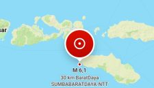 Gempa ini tergolong jenis gempa bumi dangkal yang terjadi akibat aktivitas sesar aktif yang diduga berasosiasi dengan Sesar Waikabubak. (Dok-Foto Peta)