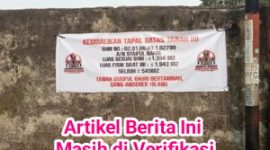 Kecamatan Medan Sunggal yang selama puluhan tahun menjadi akses warga kini tertutup tembok (Dok-Poto)
