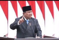 Presiden Prabowo saat menyoroti pentingnya membangun generasi muda yang mandiri, inovatif, dan berani mengambil risiko demi memperkuat ekonomi nasional.(Dok-Foto)