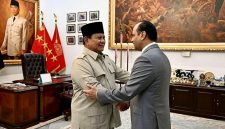 Presiden Prabowo Subianto menerima Wakil Perdana Menteri Qatar sekaligus Menteri Negara Urusan Pertahanan Sheikh Saoud bin Abdulrahman bin Hassan bin Ali Al-Thani di Istana Merdeka. (Dok-Foto)