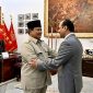 Presiden Prabowo Subianto menerima Wakil Perdana Menteri Qatar sekaligus Menteri Negara Urusan Pertahanan Sheikh Saoud bin Abdulrahman bin Hassan bin Ali Al-Thani di Istana Merdeka. (Dok-Foto)