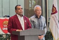 Prof.Dr.H.Paiman Raharjo,M.Si Rektor Universitas Jakarta Internasional, membenarkan bahwa kondisi serta tantangan penerimahasiswa baru di tiga tahun terakhir ini. (Dok-Foto)