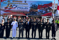 Wakil Wali Kota Muhammad Fadly Abdina Hadiri Upacara dan Syukuran Hari Bhayangkara ke-80 Tahun 2026 di Mapolres Tanjungbalai. (Dok-Foto)