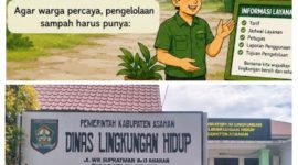 Kantor Dinas Lingkungan Hidup Asahan (fhoto dok)