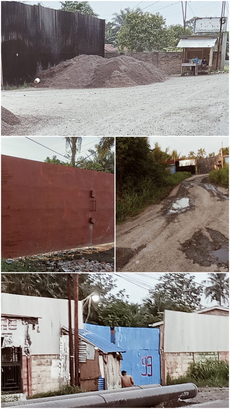 Sejumlah lokasi gudang penampungan CPO dan inti sawit di wilkum Polres Asahan (fhoto.dok)