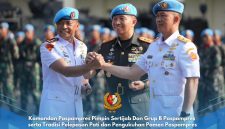 Komandan Paspampres (Danpaspampres) Mayjen TNI Dr. Edwin Adrian Sumantha memimpin Upacara Serah Terima jabatan Komandan Grup B Paspampres ( Dok - Foto ).