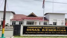 Kantor Dinas Kesehatan Asahan (fhoto.dok)