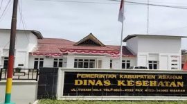Kantor Dinas Kesehatan Asahan (fhoto.dok)