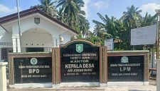 Kantor Desa Air Joman Baru (fhoto dok)