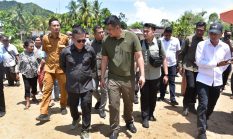 Percepat Pembangunan Sheetpile, Gubsu dan Bupati Tapteng Tinjau Sungai Aek Tolang dan Sungai Sibuluan