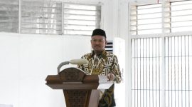 Wali Kota Tanjungbalai Mahyaruddin Salim menghadiri Rapat Paripurna Dewan Perwakilan Rakyat Daerah (DPRD) Kota Tanjungbalai dalam rangka Penyampaian Rekomendasi DPRD Terhadap Laporan Keterangan Pertanggung Jawaban (LKPJ) Kota Tanjungbalai Tahun Anggaran 2025, Kamis. (Dok-Foto) 