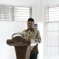 Wali Kota Tanjungbalai Mahyaruddin Salim menghadiri Rapat Paripurna Dewan Perwakilan Rakyat Daerah (DPRD) Kota Tanjungbalai dalam rangka Penyampaian Rekomendasi DPRD Terhadap Laporan Keterangan Pertanggung Jawaban (LKPJ) Kota Tanjungbalai Tahun Anggaran 2025, Kamis. (Dok-Foto) 