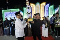  Kecamatan Teluk Nibung kembali mempertahankan predikat sebagai juara umum pada Musabaqah Tilawatil Qur'an (MTQ) ke-58 tingkat Kota Tanjungbalai. (Dok-Foto) 