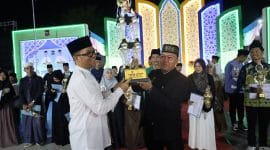  Kecamatan Teluk Nibung kembali mempertahankan predikat sebagai juara umum pada Musabaqah Tilawatil Qur'an (MTQ) ke-58 tingkat Kota Tanjungbalai. (Dok-Foto) 