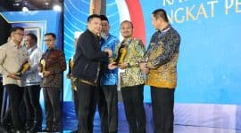 Kota Tanjungbalai berhasil meraih Juara 2 terbaik, kategori Pemerintah Daerah yang berhasil dalam penurunan tingkat pengangguran. (Dok-Foto) 