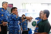 Pengundian Huntap Tahap I ini dilaksanakan secara terbuka dan trasparan dan disaksikan oleh masyarakat korban bencana alam (Dok-Poto)