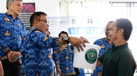 Pengundian Huntap Tahap I ini dilaksanakan secara terbuka dan trasparan dan disaksikan oleh masyarakat korban bencana alam (Dok-Poto)