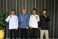 Wali Kota Tanjungbalai Mahyaruddin Salim menerima audiensi Pengurus Daerah (PD) Kesatuan Aksi Mahasiswa Muslim Indonesia (KAMMI) Tanjungbalai, Senin 27-4-2026. (Dok-Foto) 