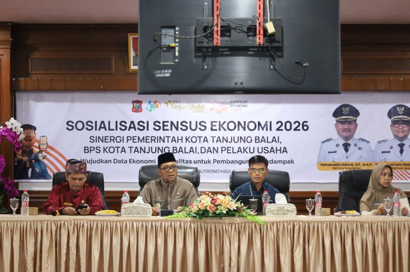 Sinergitas dan Kolaborasi Pemko Tanjungbalai Bersama BPS Serta Pelaku Usaha Sukseskan Sensus Ekonomi 2026, Data Akurat Kunci Kebijakan Tepat Sasaran. (Dok-Foto)