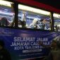 Wali Kota Tanjungbalai Bersama Forkopimda Melepas Keberangkatan 131 Jamaah Calon Haji Kloter 11 ke Asrama Haji Medan. (Dok-Foto)