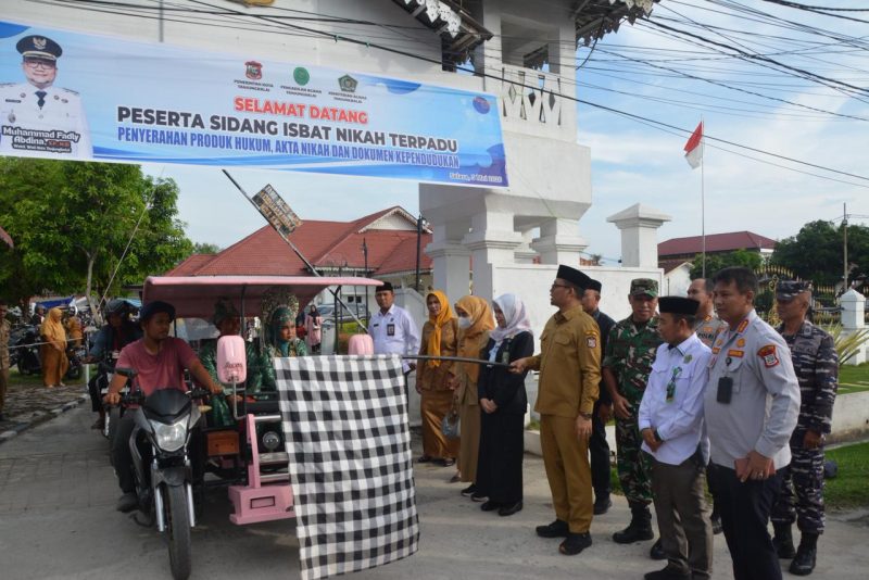 Kolaborasi Pemko Tanjungbalai Bersama PA dan Kemenag Wujudkan Produk Hukum Akta Nikah serta Dokumen Kependudukan Bagi Masyarakat Kurang Mampu. (Dok-Foto)