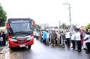 Masinton Pasaribu, SH, MH, pada hari Rabu, 06 Mei 2026 bertempat di Masjid Agung Al- Muslimin Pandan memberangkatkan 55 Jamaah Calon Haji/Hajjah asal Kabupaten Tapteng (Dok - Poto)
