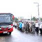 Masinton Pasaribu, SH, MH, pada hari Rabu, 06 Mei 2026 bertempat di Masjid Agung Al- Muslimin Pandan memberangkatkan 55 Jamaah Calon Haji/Hajjah asal Kabupaten Tapteng (Dok - Poto)