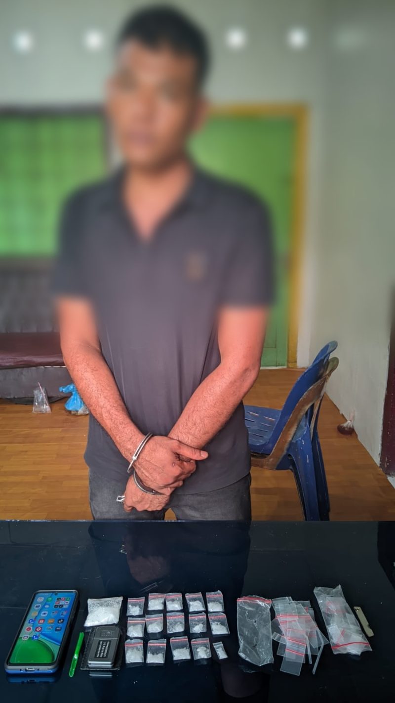 BNN Amankan Pemilik Narkoba Jenis Sabu Dari Sebuah Kost di Tanjungbalai. (Dok-Foto)